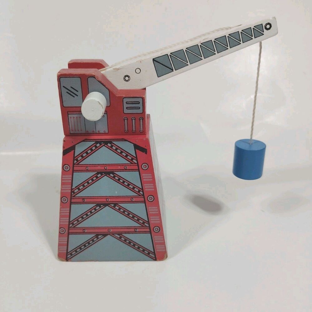 Wooden Train Track Cranky Crane Thomas the Tank Engine Brio Compatible Magnetic